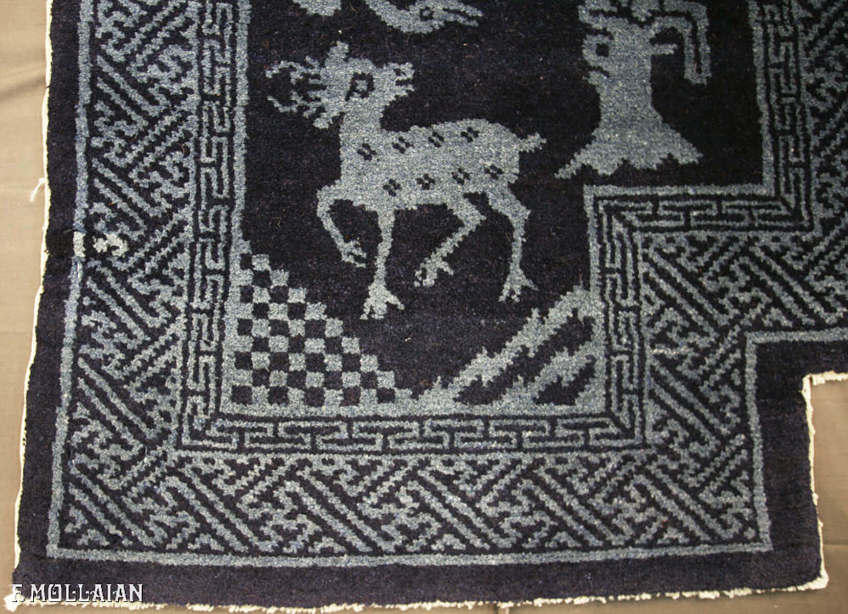 Semi-Antique Tibetan Rug n°:27825382
